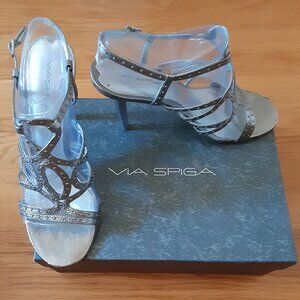 Via Spiga Melody Anthracite Sandal